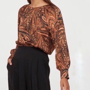 Richard Allen x H&M Paisley blouse